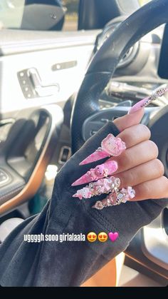 Photo Credit: @__itsshayshay__ on Instagram Nail Bracelet, Anime Nails, Y2k Nails, Nail Tattoo, Square Acrylic Nails