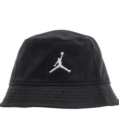 Jordan Youth Bucket Hat Size 8/20 Brand New With Tag Color: Black The Jordan Hat Keeps You Covered In Style. It's Versatile, Durable, And Has You Covered With 360 Degrees Of Shade. Fits Big Kids. Woven Fabric Is Soft And Durable. The Brim Offers 360 Degrees Of Coverage. Material: 100% Cotton. Hand Wash. Imported. From A Pet Free And Smoke Free Environment Black Hip Hop Hat For Spring, Hip Hop Black Hats For Spring, Black Cotton Hip Hop Hat, Casual Cotton Bucket Hat With Adjustable Fit, Adjustable Black Bucket Hat, Adjustable Black Bucket Cap, Black Bucket Hat For Spring Streetwear, Trendy Black Cotton Bucket Hat, Trendy Adjustable Black Bucket Hat