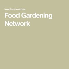 the food gardening network logo is shown in white on a light green background with an orange and