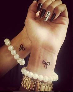 small bow tattoo: Tattoos On Wrist, Small Girly Tattoos, Tattoo Trend, Small Tattoos Simple