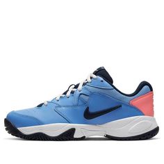 (WMNS) NikeCourt Lite 2 Blue AR8838-406 (SNKR/Women's) Nike Court Lite 2, Nike Court Lite, Stylish Sneakers, Perfect Pair, Nike, Sneakers, Blue, White