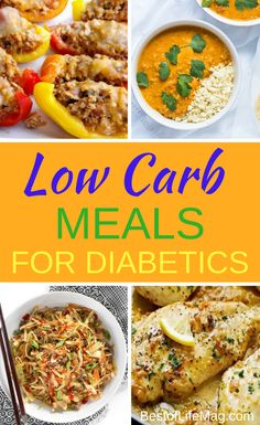 Low Carb Meals For Diabetics, Meals For Diabetics, Low Carb Meals, Best Low Carb Recipes, Diet Meal Plans, Keto Meal Plan, Meal Plan