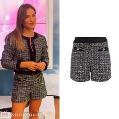 Para Si: January 2025 Ana Rita’s Tweed and Glitter Shorts