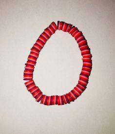 Dark Red, Pink and Red Clay Beads Bracelet, size small Red Clay Bead Bracelet, Clay Beads Bracelet, Clay Bracelets, Red Beaded Bracelet, Bracelets Ideas, Blue Beaded Bracelets, Business Packaging, Clay Bracelet, Small Bracelets