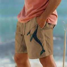 Season:Spring  Summer; Fabric:Cotton Blend; Gender:Men's; Style:Fashion,Casual; Occasion:Streetwear,Outdoor,Going out,Holiday; Fit Type:Regular Fit; Function:Comfort,Breathable; Waistline:Mid Waist; Pattern:Shark,Animal; Design:Elastic Waist,Drawstring,Print; Pants Type:Summer Shorts,Beach Shorts,Shorts; Fly Type:Elasticity,Drawstring; Front page:FF; Listing Date:01/19/2024; Hips:; Length:; Waist:; Fit US Size:; Fit UK Size:; Fit EU Size:; Pants Length:Short Mens Linen Shorts, Mens Cotton Shorts, Mens Shorts Summer, Blue Army, Hawaiian Shorts, Mens Linen, Shorts Summer, Type Of Pants, Beach Shorts