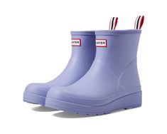 Hunter Original Play Short | Zappos.com Sibling Ocs, Hunter Silhouette, Purple Rain Boots, Hunter Short, Women's Rain Boots, Short Play, Short Rain Boots, Womens Rain Boots, Women Hunters