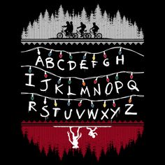 a cross stitch pattern with the letters and numbers for christmas written in white on a black background