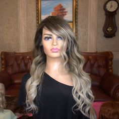 Ashy Blonde Highlighted Wig Human Hair Wigs with Dark Root 13x6 HD Lace Frontal Wig Virgin Hair Wavy Women Wigs Pre Plucked 150% Length:8-28 Available Density:130%/150%/180% Density Available Hair Color:Ashy Blonde Highlights Color as The Picture Hair Texture:Wavy Hair Type:100% Premium Brazilian Human Hair Hairline: Pre Plucked Natural Hairline Bleached Knots Cap Size: Small,Medium,or Large Cap with Combs And Adjustable Straps Lace Type:Swiss Lace,13x4/13x6 Deep Parting Lace Front Wig FULL L... Highlighted Wig, Women Wigs, Wig Human Hair, Wave Hair