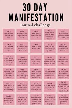 "Embark on a transformative journey of self-discovery and manifestation with our 30-Day Manifestation Journal! Are you ready to unlock the power of your thoughts, align your intentions with your desires, and create the life of your dreams? This journal is your personalized roadmap to manifesting abundance, joy, and fulfillment in every area of your life. Here's how it works: Each day, you'll be guided through a series of prompts and exercises designed to help you clarify your goals, cultivate a Manifesting In Journal, How To Create A Manifestation Journal, How To Journal For Manifestation, Manifestation Writing Prompts, 35 Journal Prompts, 30 Day Manifesting Challenge, 30 Day Journal Challenge Healing, 30 Days Manifestation Challenge, 30 Self Care Challenge