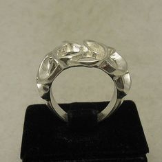 Sterling silver ring 925/1000. Stamped 925. Approximate weight 10.0grams. Front diameter 1.9cm All our jewels are made from solid sterling silver 925/1000 and are carefully crafted by hand in our family workshop. We dispatch your orders in 5 working days, worldwide and the postage is $5. We ship registered priority mail. Please allow 5-7 working days for delivery in Europe and 10-15 working days outside Europe. For any questions - please do not hesitate to contact me! Engraved Silver Dome Ring In Fine Jewelry Style, Engraved Silver Dome Ring Fine Jewelry, Formal Silver Dome Ring In Fine Jewelry Style, Silver Dome Ring For Formal Occasions, Sterling Silver Dome Ring For Anniversary, Silver Hallmarked Dome Ring Fine Jewelry, Sterling Silver White Gold Dome Ring For Anniversary, Silver Sterling Silver Dome Ring For Wedding, Silver Sterling Dome Ring For Wedding