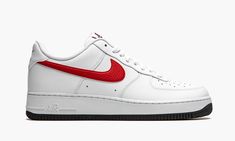 Air Force 1 '07 CT2816 100 Casual Red Nike Air Force 1 For Sports, University Red Casual Sneakers For Sports Events, Casual White Nike Air Force 1 For Sports, Red Nike Air Force 1 Sports Shoes, Blue Air, Nike Air Force Sneaker, High Level, Air Force 1, Air Jordan