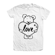 Womens Junior T-shirt, Teddy Bear Tshirt, Bear Shirt, Crew Neck, Graphic Tee, Blue Tshirt, Gifr for Women, Animal Tshirt, Nature Tshirt Hand pressed in California by Couth. Fine Jersey Short Sleeve T Fine Jersey (100% Cotton) construction (Heather Grey contains 10% Polyester) How to order: Sizing: Before ordering PLEASE CHECK our size/color chart (last picture of the listing) for measurements, they run a little smaller than other brands so we recommend to size up if you are in between sizes. THEY HAVE A JUNIOR FIT. A WOMEN'S XL IS ABOUT AN UNISEX SMALL. Please Select your T-shirt's size and color at checkout from the drop down menu on the right and please check the measurements from our size chart (last picture of the listing) Available sizes: S, M, L, XL, 2XL New to Etsy? or still not sur Funny Crew Neck Shirt With Sublimation Print, Funny Crew Neck T-shirt With Sublimation Print, Graphic Tee Crew Neck T-shirt As Gift, Funny Screen Print T-shirt With White Print, Funny White Screen Print T-shirt, Funny T-shirt With White Screen Print, Cute Crew Neck Shirt With Sublimation Print, White Sublimation Print Crew Neck T-shirt, Funny White Print Crew Neck T-shirt