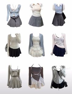 Everyday Ballet Outfits, Girly Girly Outfits, Casual Cute Dress, Cool Toned Clothes, Innocent Outfit Aesthetic, Uzzlang Outfits Korean Style, Pretty Party Outfits, Dream Job Outfit, Romantic Style Fashion Inspiration