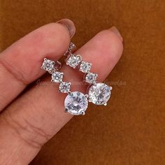 3 CT Lab Grown Diamond Drop Dangle Earrings, Solid 14K White Gold Round Cut Diamond Earrings, Push Back Earrings, Birthday Gifts for Her, Anniversary Earrings, Gift For Her, IGI Certified Diamond, Diamond Earrings ➡ Lab Grown Diamond is also known as 𝐂𝐕𝐃, 𝐇𝐏𝐇𝐓, 𝐆𝐫𝐞𝐞𝐧 𝐃𝐢𝐚𝐦𝐨𝐧𝐝, 𝐄𝐭𝐡𝐢𝐜𝐚𝐥 𝐝𝐢𝐚𝐦𝐨𝐧𝐝, 𝐄𝐜𝐨-𝐅𝐫𝐢𝐞𝐧𝐝𝐥𝐲 𝐃𝐢𝐚𝐦𝐨𝐧𝐝, 𝐄𝐚𝐫𝐭𝐡 𝐅𝐫𝐢𝐞𝐧𝐝𝐥𝐲 𝐃𝐢𝐚𝐦𝐨𝐧𝐝. 🤎 𝗗𝗲𝘀𝗰𝗿𝗶𝗽𝘁𝗶𝗼𝗻 𝐎𝐟 Earrings🤎 ✤ 𝐃𝐢𝐚𝐦𝐨𝐧𝐝 𝐃𝐞𝐭𝐚𝐢𝐥𝐬: ➡ Diamond Type Round Cut Diamond Earrings, Green Diamond, Drop Dangle Earrings, Diamond Drops, Diamond Drop Earrings, Earth Friendly, Fine Jewellery, Bridal Sets, Birthday Gifts For Her