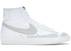 Buy and sell authentic Nike shoes on StockX including the Nike Blazer Mid '77 Vintage White and thousands of other sneakers with price data and release dates. Grey Nike Blazers, Nike Mid Blazer, Nike Blazer Mid 77 White, Blazer Shoes, Blazer 77, Blazer Mid 77 Vintage, Trendy Shoes Sneakers, Preppy Shoes, All Nike Shoes