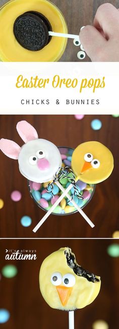 an easter egg pops recipe on a stick