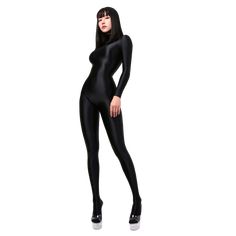 Product Description:Introducing our Glossy Shiny Satin Sexy Women Long Sleeve Bodysuit - the perfect addition to any fashion-forward woman's wardrobe. Made from a blend of high-quality nylon and spandex. this full-length one-piece tights silky... Long Sleeve Jumpsuits, Long Sleeve Jumpsuit, Women's Wardrobe, Catsuit, Long Sleeve Bodysuit, Women Long Sleeve, Fashion Forward, Night Out, Length Sleeve