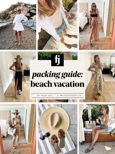 How to Style a Camel Blazer | Outfit Ideas For Any Occasion - Fashion Jackson Beige Travel Outfit, Vacation Outfits Beach, Resort Outfits, Warm Vacation, Beach Vacation Style, Trip Outfit, Chanel Slingback, Packing Guide, Beach Vacation Outfits