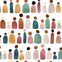 an image of many people in different colors