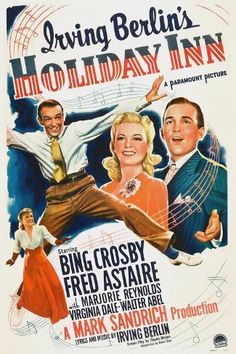 an old movie poster for the holiday inn