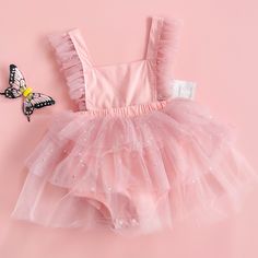 This beauty is perfection in a romper !!! Lace Romper, Baby Outfits Newborn, Baby Outfits, Baby Boutique, Tulle Skirt, Baby Clothes, Flower Girl Dresses, Ballet Skirt, Rompers