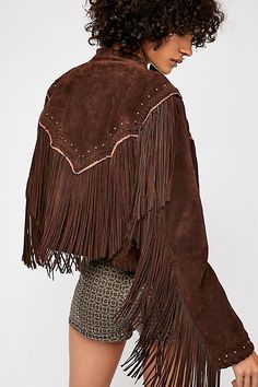 Tassel Jacket, Fringe Clothing, Fringe Fashion, Fringe Leather Jacket, Estilo Country, Boho Jacket, Western Women, Suede Fringe Jacket, Pentatonix