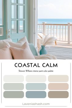 the color scheme for coastal calm