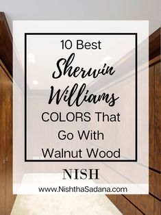 the best shelving williams colors that go with walnut wood