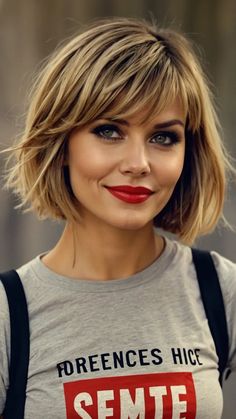 Blonde Ambition: Mom Haircut Ideas for 2024 38 Mom Haircut, Mom Haircuts, Blonde Ambition, Haircuts For Medium Length Hair, Short Hair Images, Choppy Bob Hairstyles, Chin Length Hair, Bob Hairstyles For Fine Hair