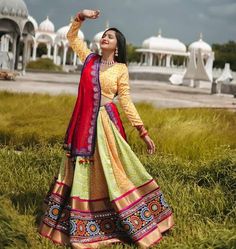 K-SERIES-115 RATE :-1099/-FREE SHIPPING FABRIC DETAILS 💃# LEHENGA FABRICS: : HEAVY BUTTER SILK WITH DIGITAL PRINT WITH ORIGINAL MIRROR 💃# LEHENGA INNER: SILK 💃# LEHENAG FLAIR : 2.8MTR 💃# LEHENGA WORK: PRINTED 💃# CHOLI FABRICS : SOFT BUTTER SILK (1 MTR FABRIC) 💃# CHOLI WORK: PRINTED 💕 DUPATTA 💕 💃# DUPATTA FABRICS: HEAVY BUTTER SILK 2MTR SIZE WITH MIRROR # FREE SIZE SEMISTITCHED LAHENGA WITH 1 METER BLOUSE CUT PIECE; LAHENGA LENGTH IS 42 INCHES Mirror Work Lehenga Choli, Mirror Lehenga, Garba Dress, Orange Lehenga, Mirror Work Lehenga, Printed Lehenga, Cotton Lehenga, Indian Lehenga Choli, Celebrity Gowns