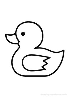 a black and white drawing of a duck