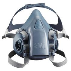 3M 7500 Series Respirator Half Facepiece Assembly, Large. Professional Respirators - 3M recommended forexposures to organic vapors and mists commonly associated with spray painting, staining or refinishing decks and hardwood floors and many other applications. Offers exceptional comfort and durability Made of advanced silicone material Consists of Half Facepiece, 2 Organic Vapor Cartridges, 4- 5P71 Particulate Pre-filters and 2- 501 Particulate Filter Retainers OV Cartridges, Particulate Pre-fil Half Mask, Half Face Mask, Seal Design, Gas Mask, Dust Mask, Respiratory, Personal Protective Equipment, Silicone Material, Soft Silicone