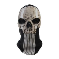 PRICES MAY VARY. 【SCARY SKULL MASK】- Creepy halloween skull masks for adults. You can put it on Halloween or on a themed photo shoot. Suitable for any clothing. Soft flexible material version and Hard material version are available. Perfect for Halloween Masquerade Partie, Gifts, Costume Parties, Carnival, Christmas, Easter, New Years Eve Party. 【NOVELTY DESIGN】- The design inspiration is the Hot Shooting game Ghost,the skull mask is based on the mask worn by the characters in the games. 【SAFE A Cod Ghost Mask, Call Of Duty Ghost, Cod Ghost, Ghost Mask, Scary Halloween Masks, Skeleton Mask, Mascaras Halloween, Ghost Skull, Halloween Costume Mask