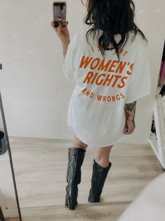 I Support Womens Rights And Wrongs Tee – We The Babes Wearable Art Clothing, Womens March, Long Live, Saturday Morning, Womens Rights, Art Clothes, Bra Tops, Wearable Art, Comfort Colors