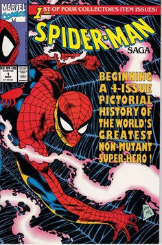 the cover to spider - man magazine