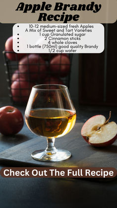 This Apple Brandy Recipe is incredibly easy to make, requiring just a handful of readily available ingredients and straightforward steps. You only need fresh apples, spices, sugar, and good-quality brandy. The cooking process involves simmering the apples and spices, infusing the brandy, and straining the mixture – no complex techniques or special equipment necessary. Homemade Brandy Recipes, Apple Brandy Recipe, Apple Wine Recipe, Homemade Liqueur, Brandy Recipe, Liqueur Recipes, Pear Brandy