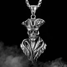 Mens Unisex Pirate Skull Pendant Necklace Goth Punk Retro Rock Jewelry Chain 24" | eBay Skull Pendant Necklace, Expensive Jewelry Luxury, Pirate Skull, Rock Jewelry, Jewelry Chain, Skull Necklace, Skull Pendant, Jewelry Luxury, Expensive Jewelry