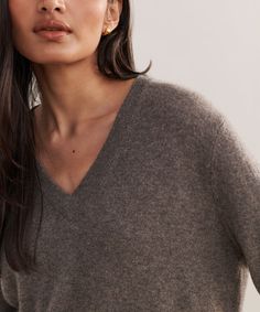 Flynn Cashmere Sweater Shadow As a nod to the classics, this covetable 100% cashmere piece embraces all the ease of a relaxed fit knit with the sophistication of a v-neck silhouette. Tuck this lightweight layer into trousers or pair it with your favorite slip skirt to instantly upgrade any outfit. | Jenni Kayne Women's Flynn Cashmere Sweater Size X-Large Classic Cashmere V-neck Sweater For Fall, Classic Fall V-neck Sweater For Loungewear, Classic Cashmere V-neck Sweater In Soft Knit, Cozy Cashmere V-neck Sweater In Fine Knit, Cozy Cashmere V-neck Fine Knit Sweater, Cozy Cashmere Fine Knit V-neck Sweater, Classic Cashmere V-neck Sweater With Soft Knit, Elegant Soft Knit Cashmere V-neck Sweater, Classic V-neck Sweater For Loungewear