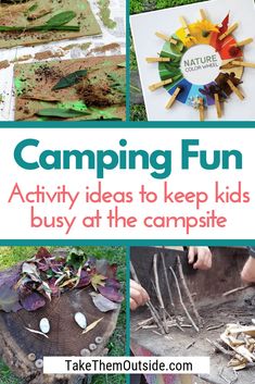 camping fun activities to keep kids busy at the campsite