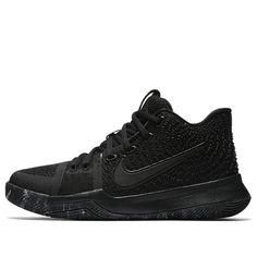 the nike kd trey basketball shoe in black