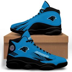 NFL Carolina Panthers Blue Black Air Jordan 13 Shoes, Best Gift For Men And Women New Blance Shoes, Anime Sneakers, Nfl Carolina Panthers, Jordan 13 Shoes, Linen Interior, Lv Shoes, Jordan 13, Best Gifts For Men, Carolina Panthers