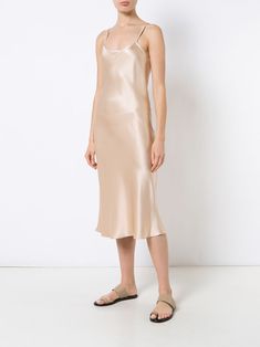 Cami Slip Dress, Warm Dresses, Midi Slip Dress, Silk Slip, Silk Charmeuse, U Neck, Ethical Fashion, Dressed Down, Fashion Company