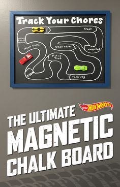 the ultimate magnetic chalk board for kids to play with and learn how to use it