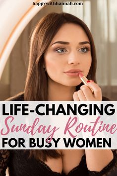 OMG!! If you're a busy women, then you absolutely need this Sunday routine in your life! This Sunday routine and Sunday routine aesthetic will forever change your life! I know this, because this Sunday routine changed my life!! I swear you will love this Sunday routine! #sundayroutine #sundayroutineforstudents #sundayreset Routine Aesthetic