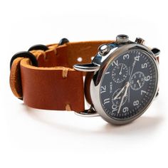 The English tan leather watch band stands out with its premium quality and timeless design. A must-have for watch lovers. Polished Nickel Hardware, Leather Watch Band, Leather Stand, Nickel Metal, Watch Lover, Black Polish, Nickel Hardware, Leather Watch Strap, Polish Silver