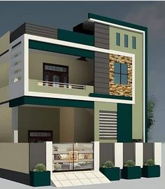 this is an image of a two story house