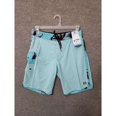 Billabong 73 Pro Boardshorts Mens 30 Mist Teal Blue Stretch New Please Check Measurements Below Before Purchasing. Waist Laid Flat 15.5" Inseam 9" Summer Athletic Shorts Blue With Side Pockets, Blue Athletic Shorts With Side Pockets For Summer, Blue Shorts With Side Pockets, Blue Surfing Athletic Shorts, Blue Athletic Shorts For Surfing, Blue Short Length Athletic Shorts For Surfing, Blue Swim Trunks With Side Pockets, Blue Surfing Shorts, Blue Short Surfing Bottoms