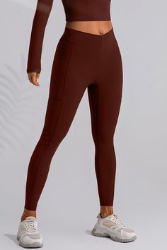 Stay stylish and active with our High Waist Active Leggings! Designed for women on-the-go, these leggings feature convenient pockets to hold your essentials. Don't miss out - shop now for the perfect blend of fashion and functionality. Features: Pocketed Stretch: Highly stretchy Material composition: 75% nylon, 25% elastane Care instructions: Machine wash cold. Tumble dry low. Imported Product measurements:S:Bottom Length 34.65 in, Waist 17.32 in, HIP 27.56 inM:Bottom Length 35.04 in, Waist 18.9 Blue Zones, Leggings With Pockets, Maxi Dress Formal, Active Leggings, Short Leggings, Formal Evening Dresses, Stretchy Material, Bottoms Pants, Knit Top