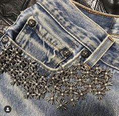 Chrome Hearts Jeans, Normcore Fashion, Heart Clothes, Concept Clothing, Rock Punk, Fashion Victim, Mode Inspo, I Love Girls, Chrome Hearts