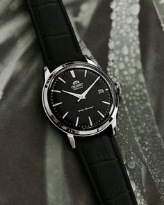 Fight off the Sunday scaries with the Bambino Version 7 Orient Bambino, Sunday Scaries, Orient Watch, Physics And Mathematics, Wrist Game, Contemporary Classic, Classic Watches, Black Case, White Dial